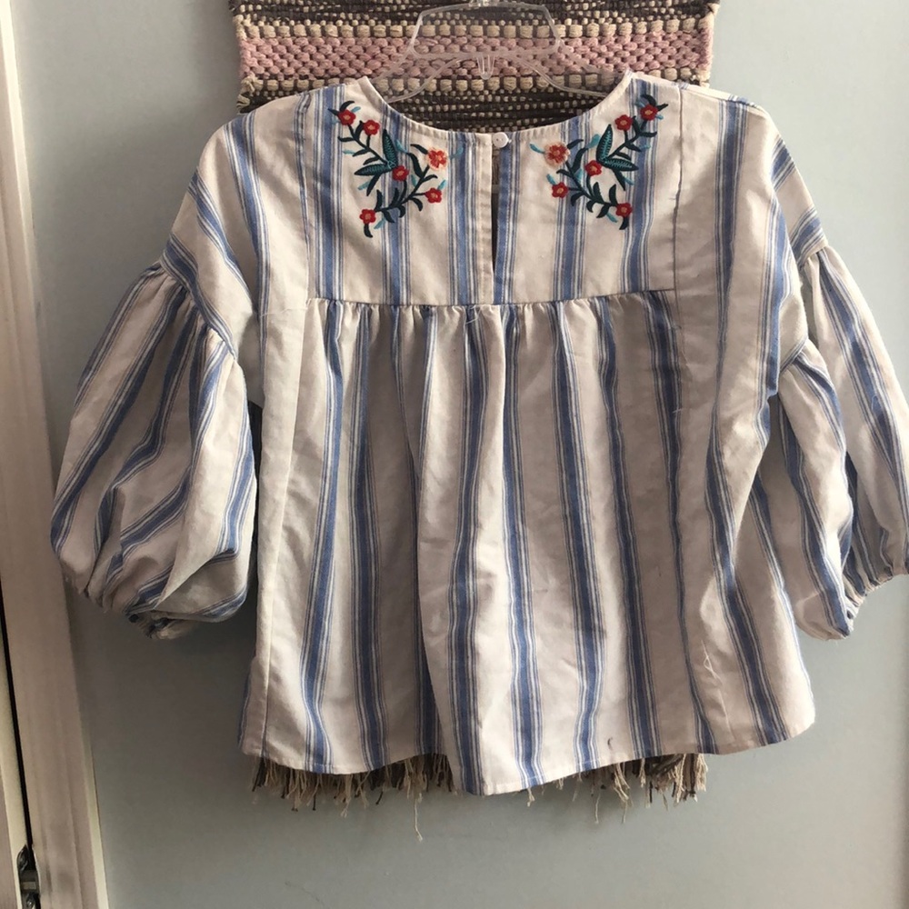 Boho striped top - Picture 2 of 3